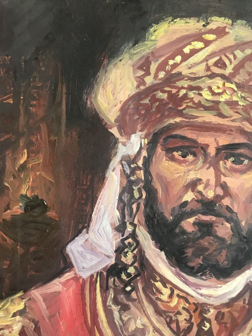 Oil painting King portrait Alexander Arkadievich Litvinov - 4