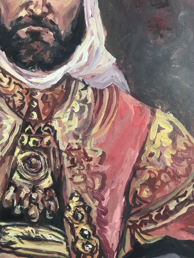 Oil painting King portrait Alexander Arkadievich Litvinov - 7