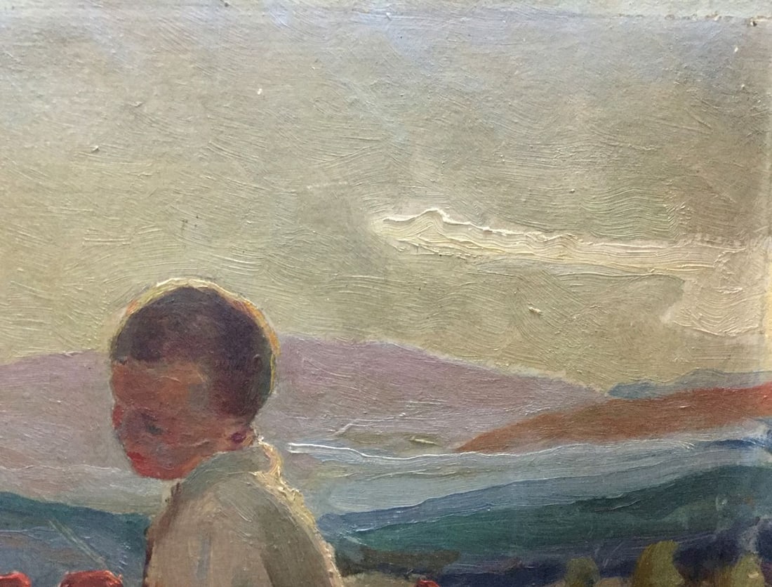 Oil painting Portrait of a boy Bartkowski Anton - 2