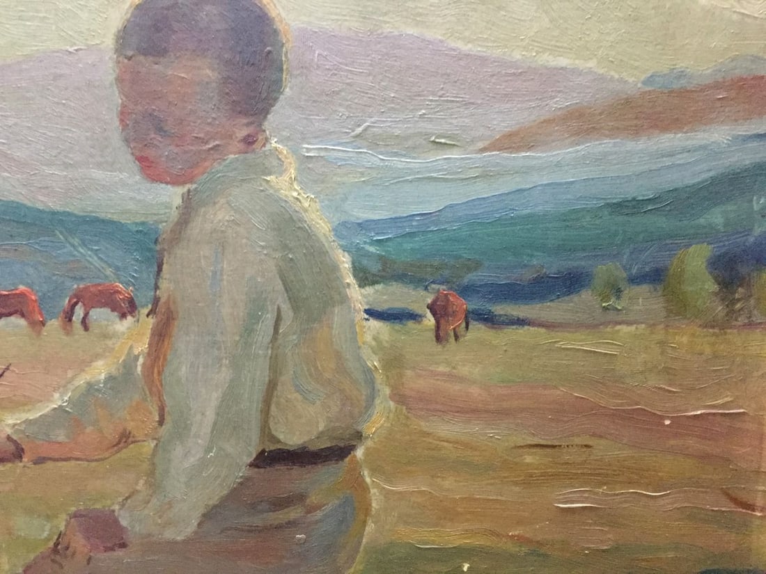 Oil painting Portrait of a boy Bartkowski Anton - 3