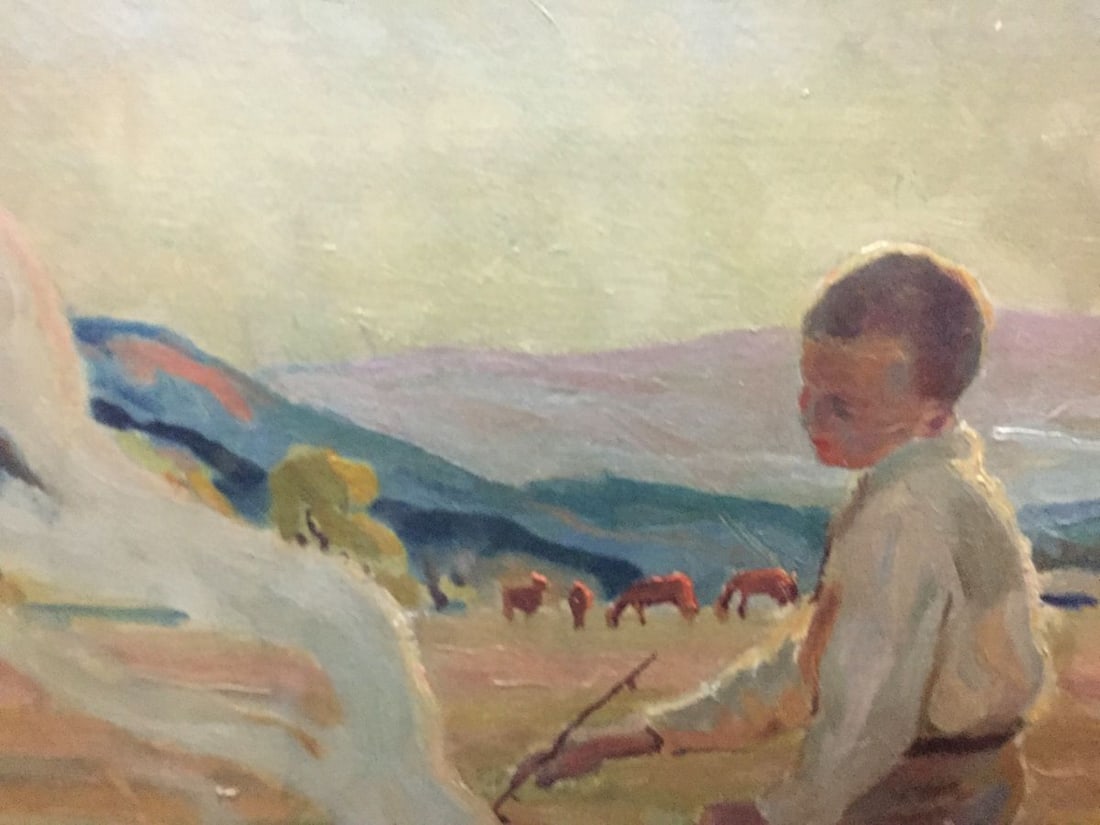 Oil painting Portrait of a boy Bartkowski Anton - 8