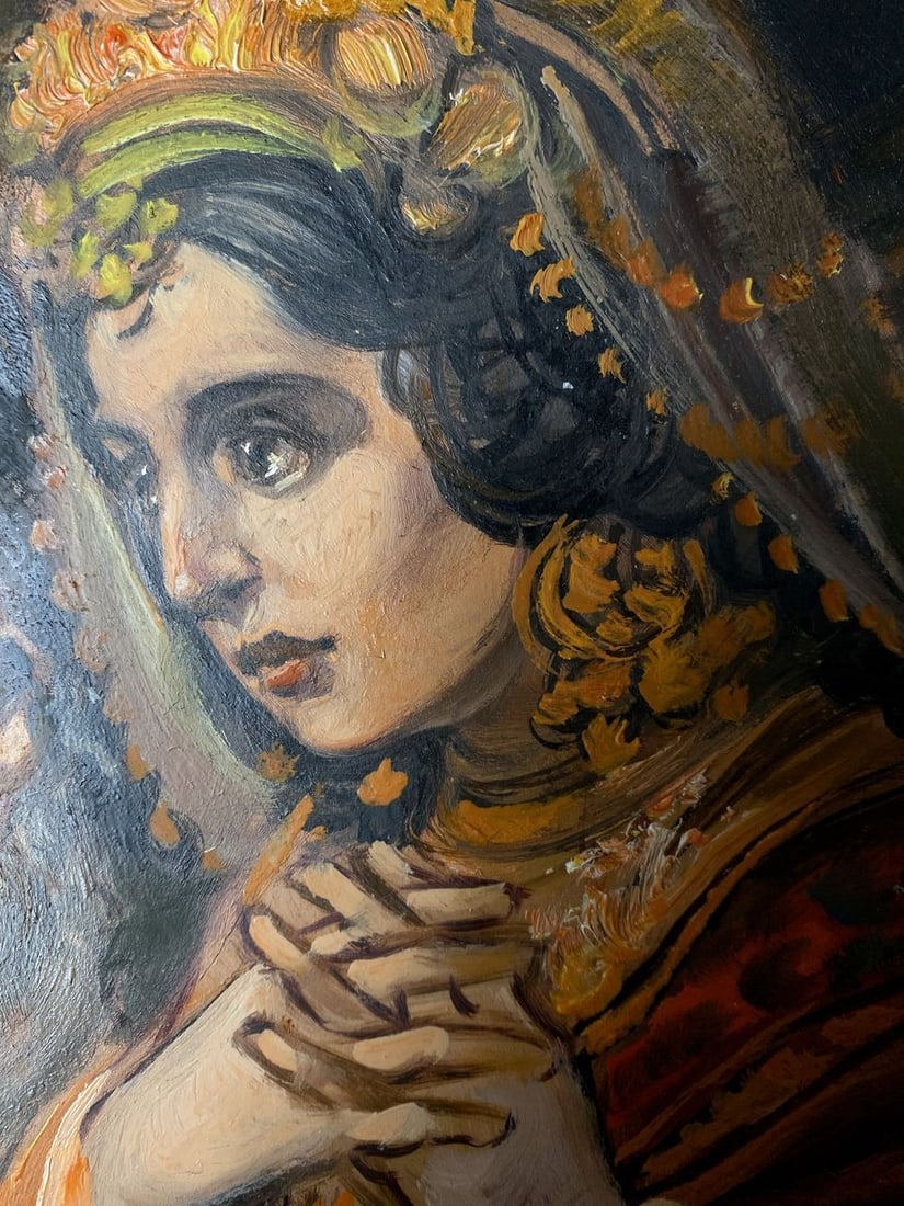 Oil painting Esther Alexander Arkadievich Litvinov - 3