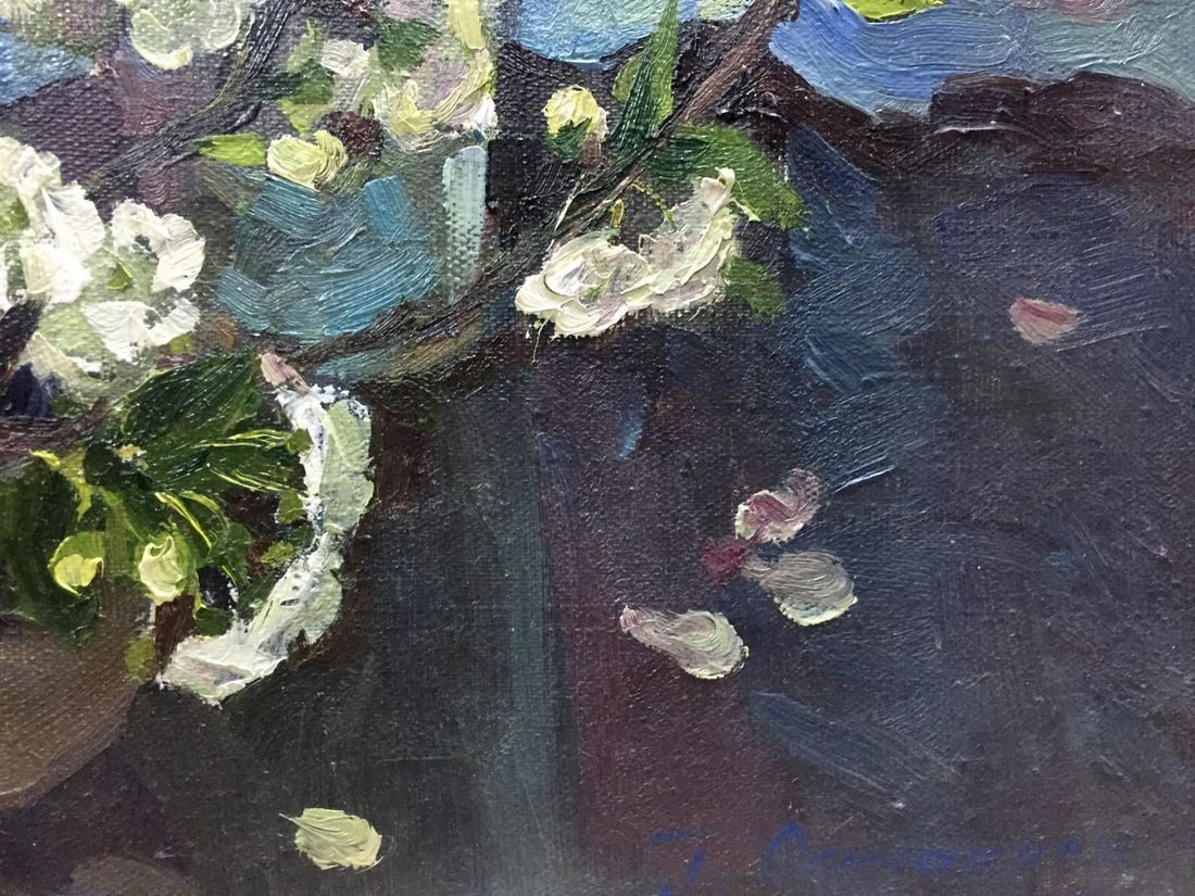 Oil painting Esther Alexander Arkadievich Litvinov - 9