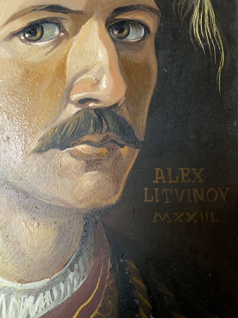 Oil painting Portrait of a man Alexander Arkadievich Litvinov - 5