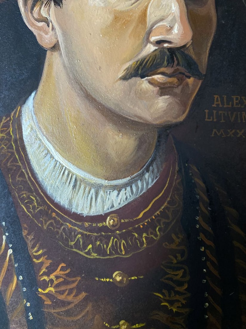Oil painting Portrait of a man Alexander Arkadievich Litvinov - 8