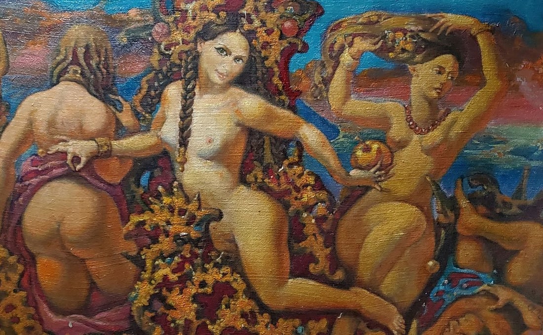 Oil painting The Judgment of Paris Daniil Litvinov - 2