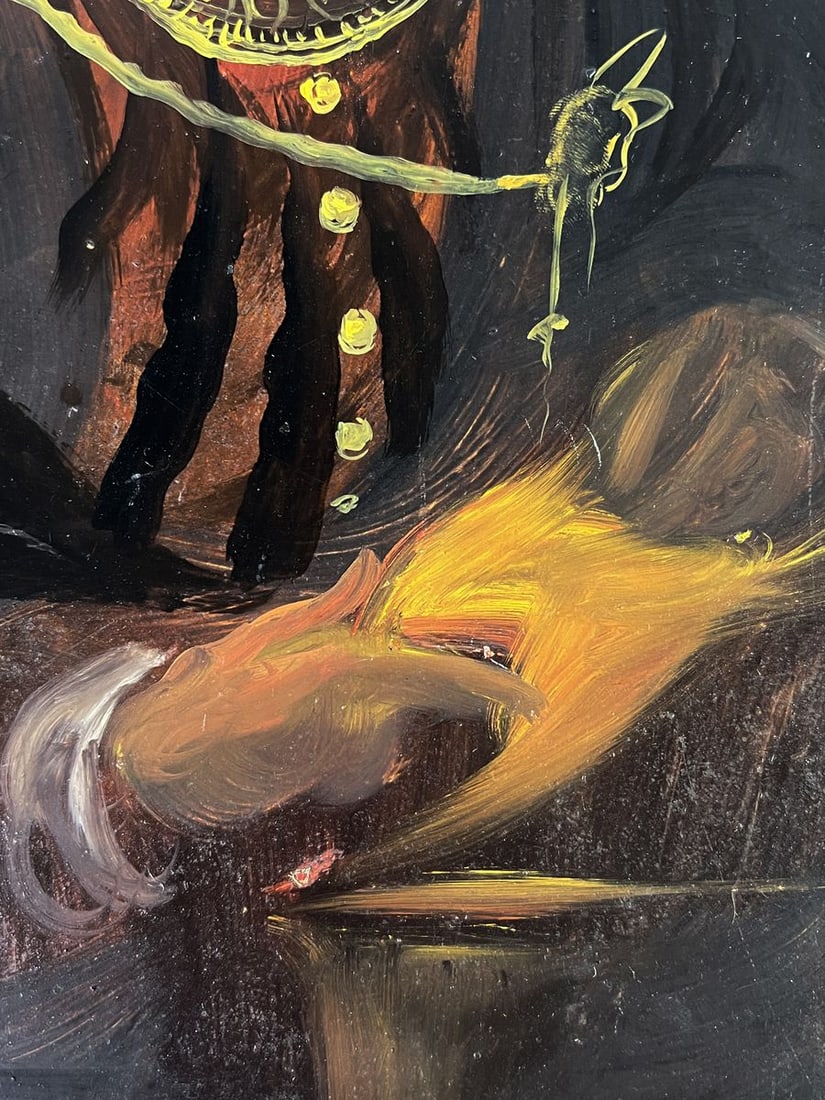 Oil painting A man with a mustache Alexander Litvinov - 4