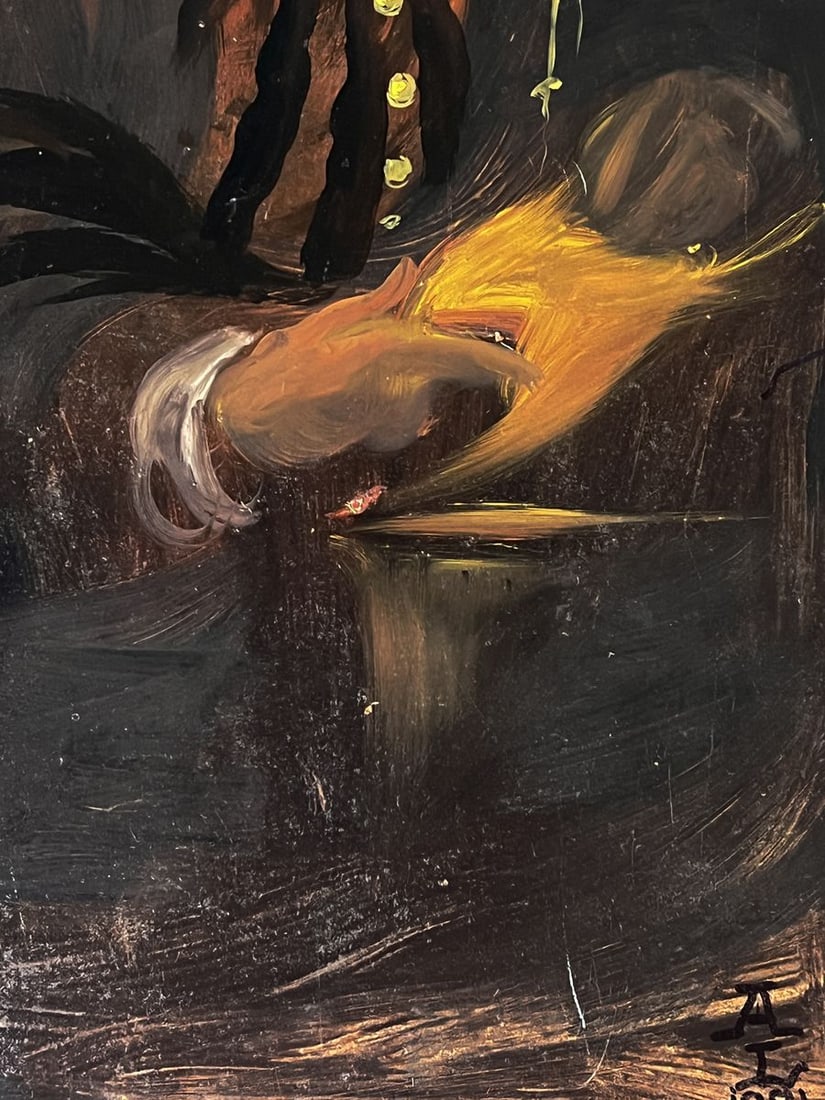 Oil painting A man with a mustache Alexander Litvinov - 5