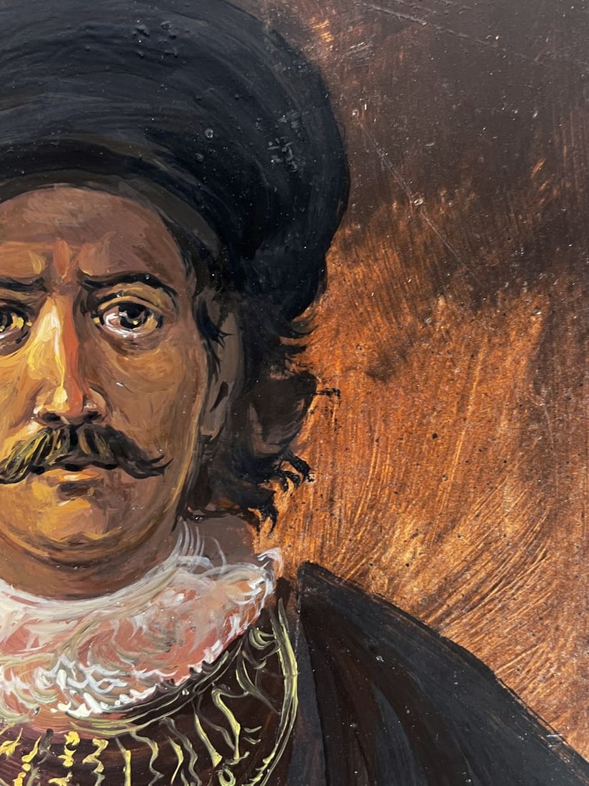 Oil painting A man with a mustache Alexander Litvinov - 6