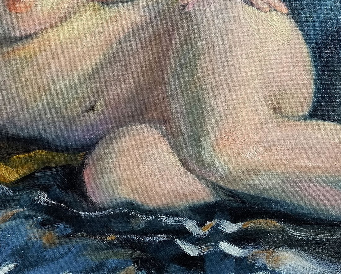 Oil painting I see you in my dreams Oksana Osnach - 2