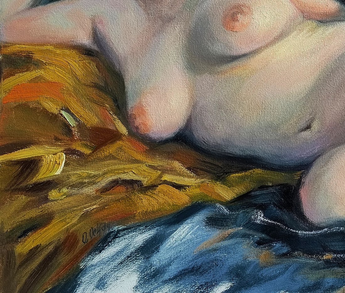 Oil painting I see you in my dreams Oksana Osnach - 3