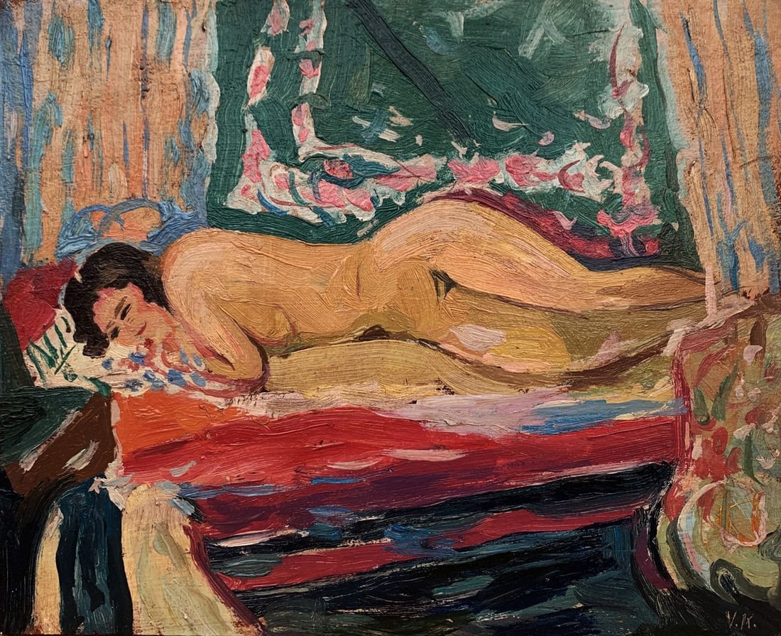 Oil painting The model is a silent muse in the light Unknown artist: Title: Oil painting The model is a silent muse in the light Unknown artist Description: No1808*** ABOUT THIS PAINTING **** TITLE: "The model is a silent muse in the light"* ARTISTS: Unknown artist*