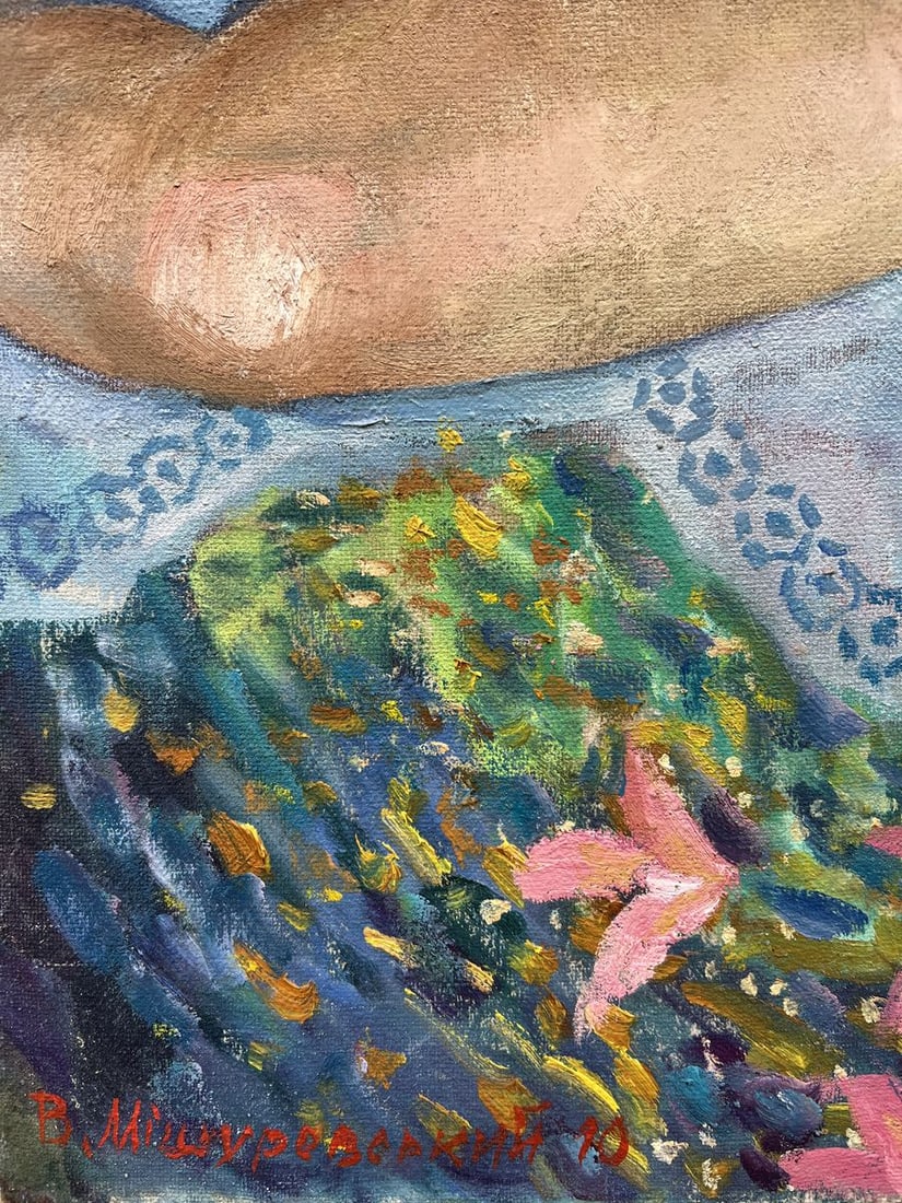Oil painting Night in nature V. Mishurovsky - 2