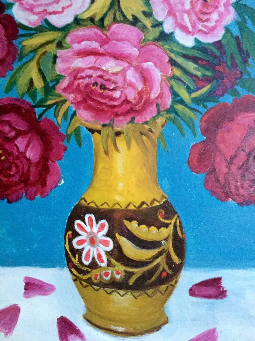 Acrylic painting Noon with the flute Nicolay Vydcovsky - 7