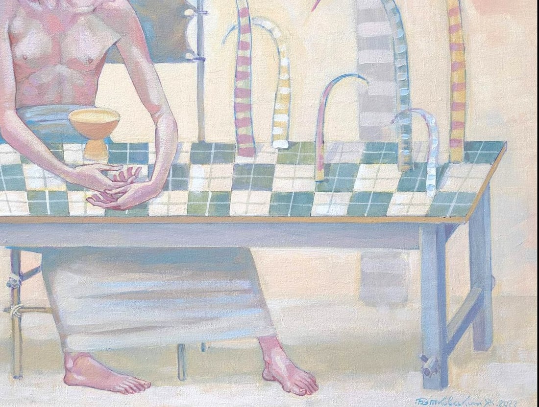 Acrylic painting Singleton Nicolay Vydcovsky - 5