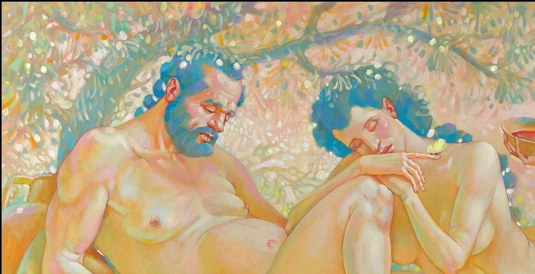 Acrylic painting In harmony Nicolay Vydcovsky - 2
