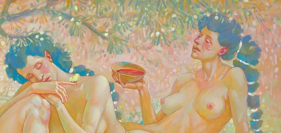 Acrylic painting In harmony Nicolay Vydcovsky - 3