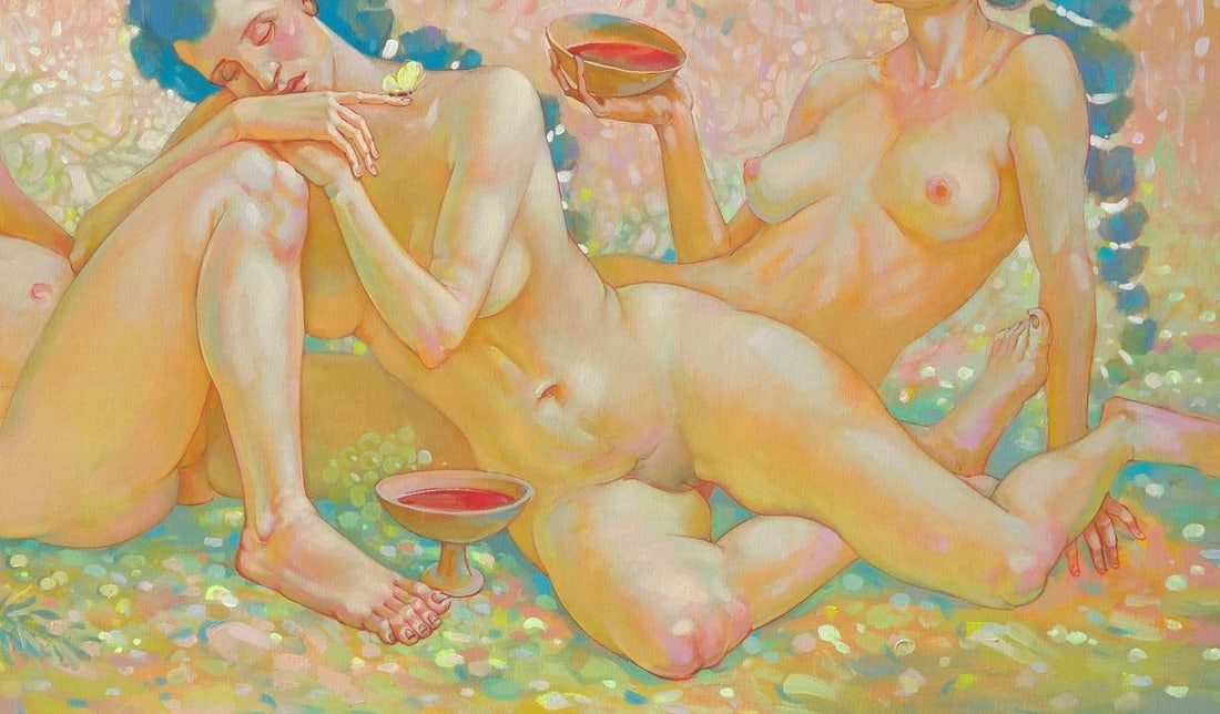 Acrylic painting In harmony Nicolay Vydcovsky - 4