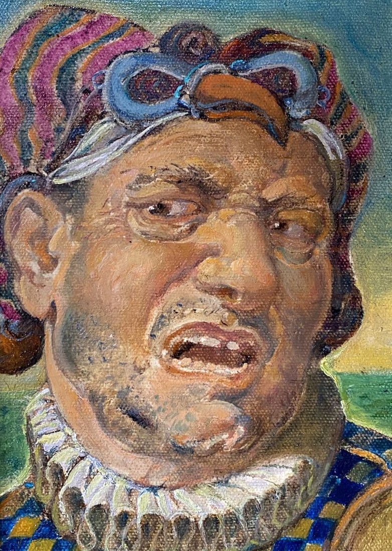 Oil painting Jester Litvinov Oleg Arkad'yevich (1 of 10)