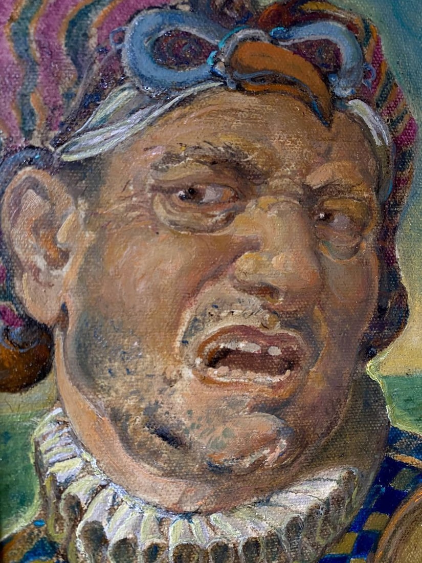 Oil painting Jester Litvinov Oleg Arkad'yevich - 3