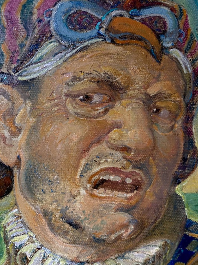 Oil painting Jester Litvinov Oleg Arkad'yevich - 5