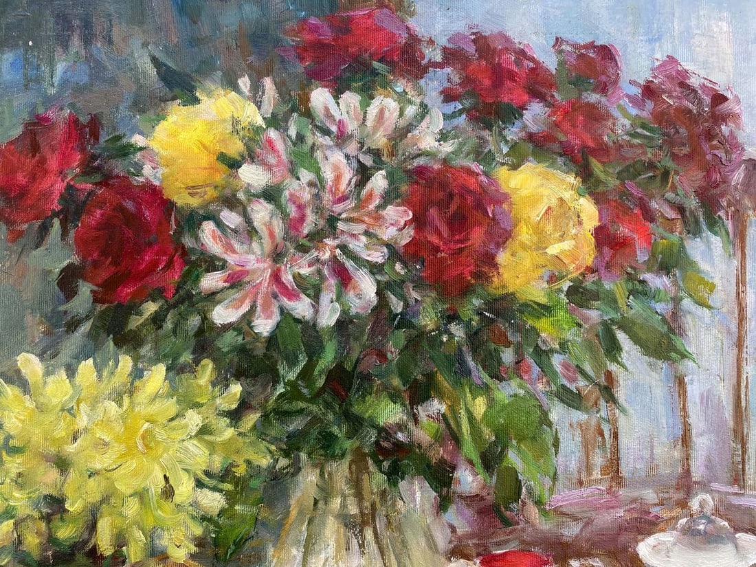 Oil painting Jester Litvinov Oleg Arkad'yevich - 9