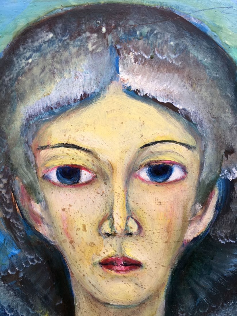 Oil painting Portrait girl Novikovsky Vladimir Ogievich - 4