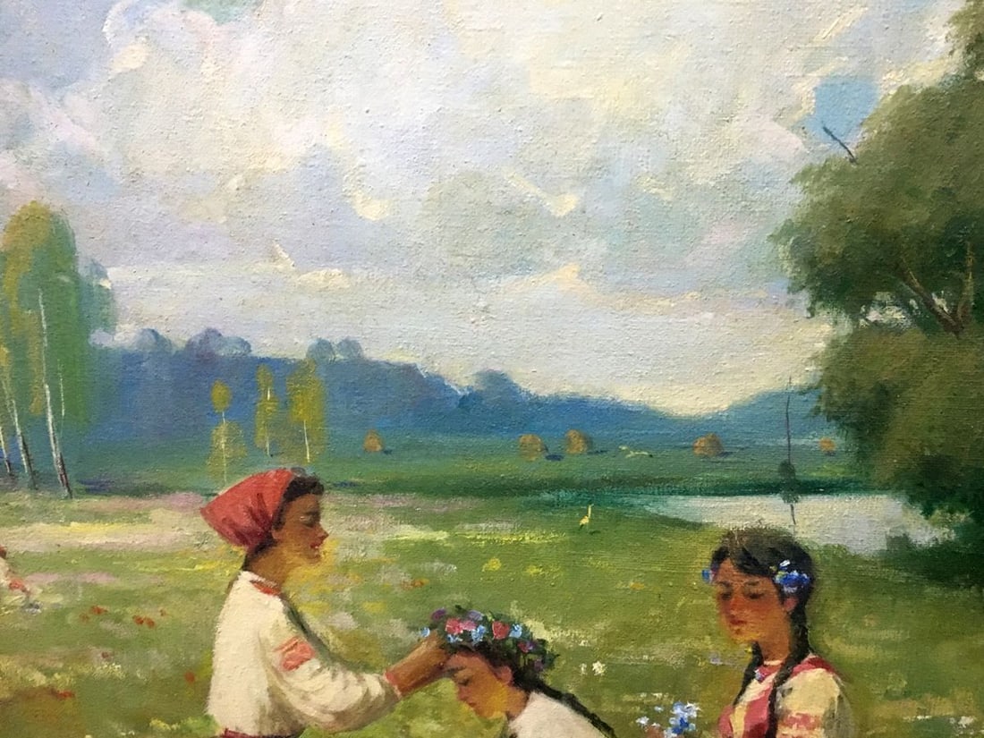 Oil painting Rest in the meadow Kizenko Nestor Mitrofanovich - 7