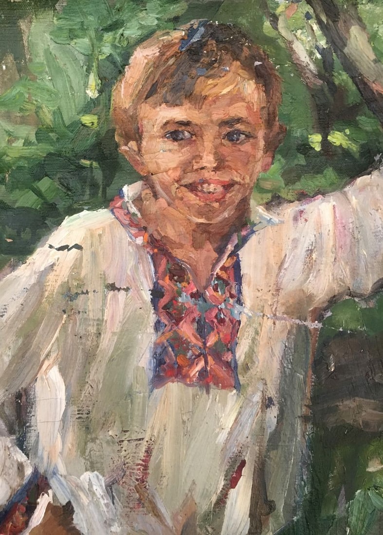 Oil painting Portrait of a boy Palazhchenko Irina - 7