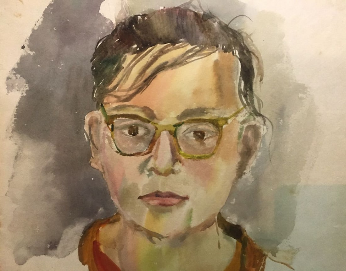 Watercolor painting Portrait of a boy Palazhchenko Irina - 5