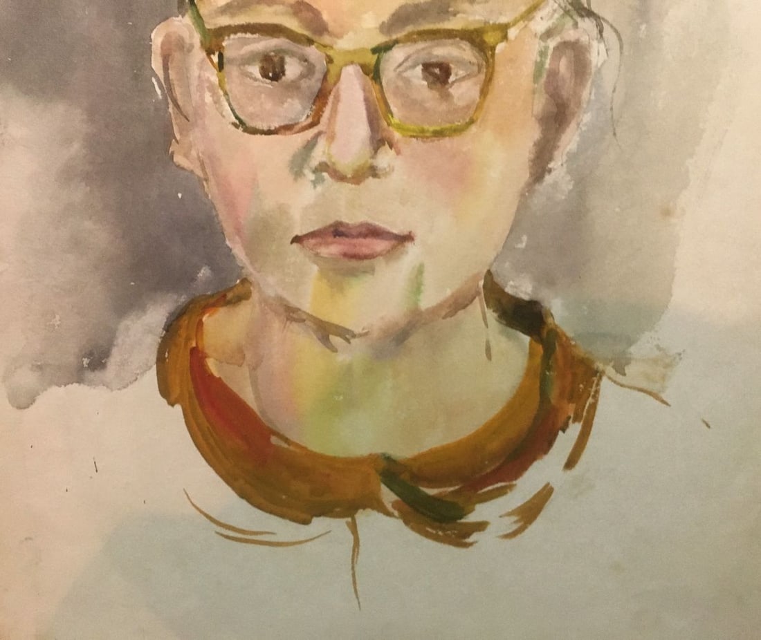 Watercolor painting Portrait of a boy Palazhchenko Irina - 6