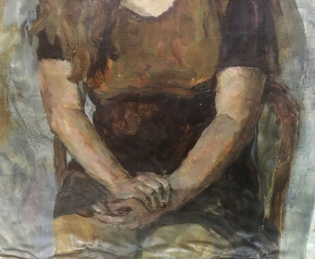 Oil painting Portrait of a girl Palazhchenko Irina - 6