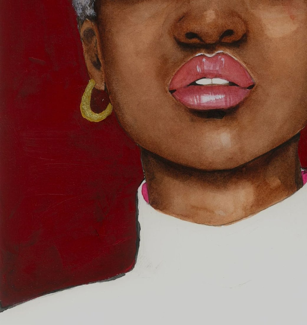 Watercolor painting Bold Elegance Victoria Kagalovska - 6