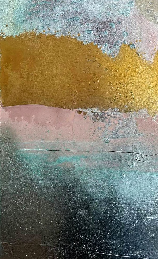 Acrylic painting Silver Moon Olga Melezhik - 6