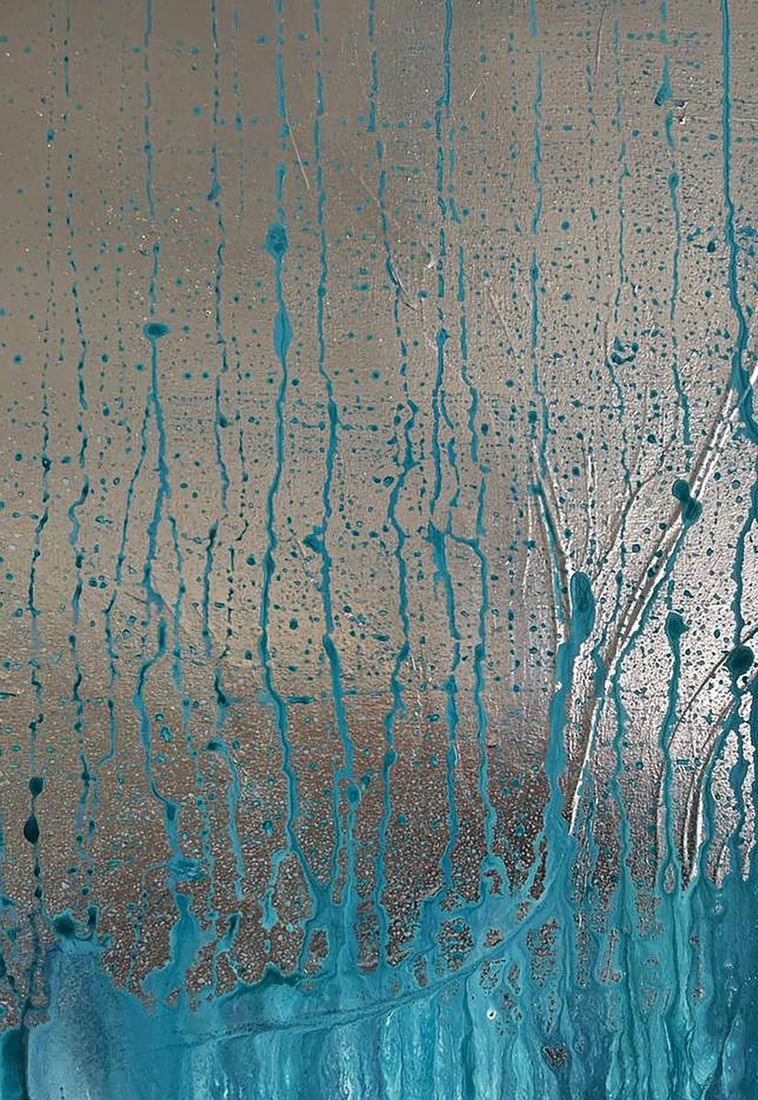 Acrylic painting When It Rains In The Heart Olga Melezhik - 4