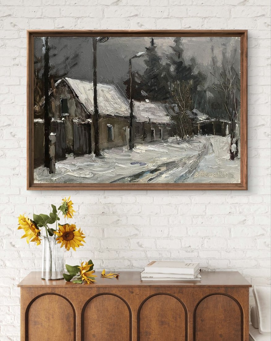 Oil painting White carpet Volodymyr Pashchenko - 2