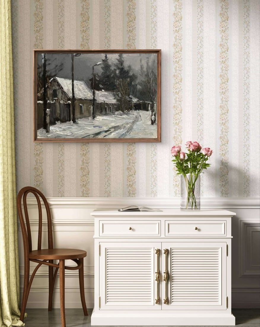 Oil painting White carpet Volodymyr Pashchenko - 3