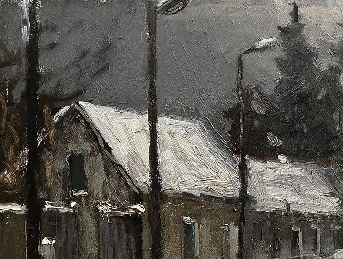 Oil painting White carpet Volodymyr Pashchenko - 4