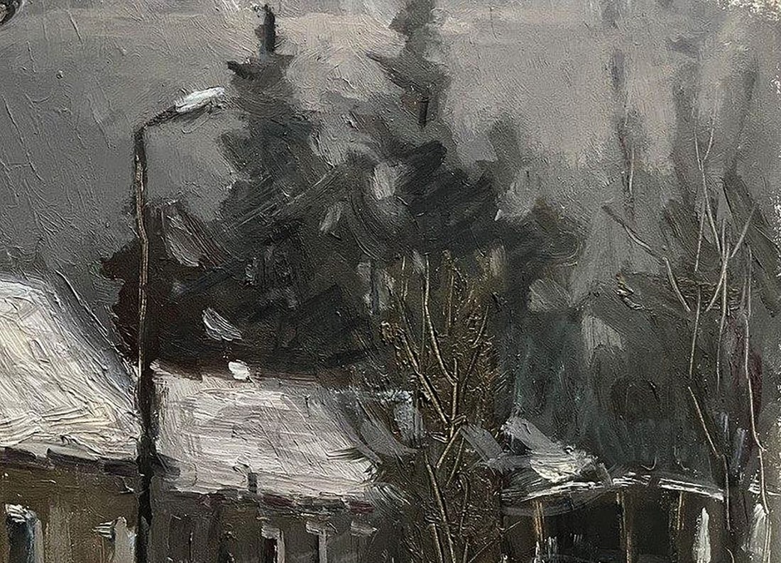 Oil painting White carpet Volodymyr Pashchenko - 5