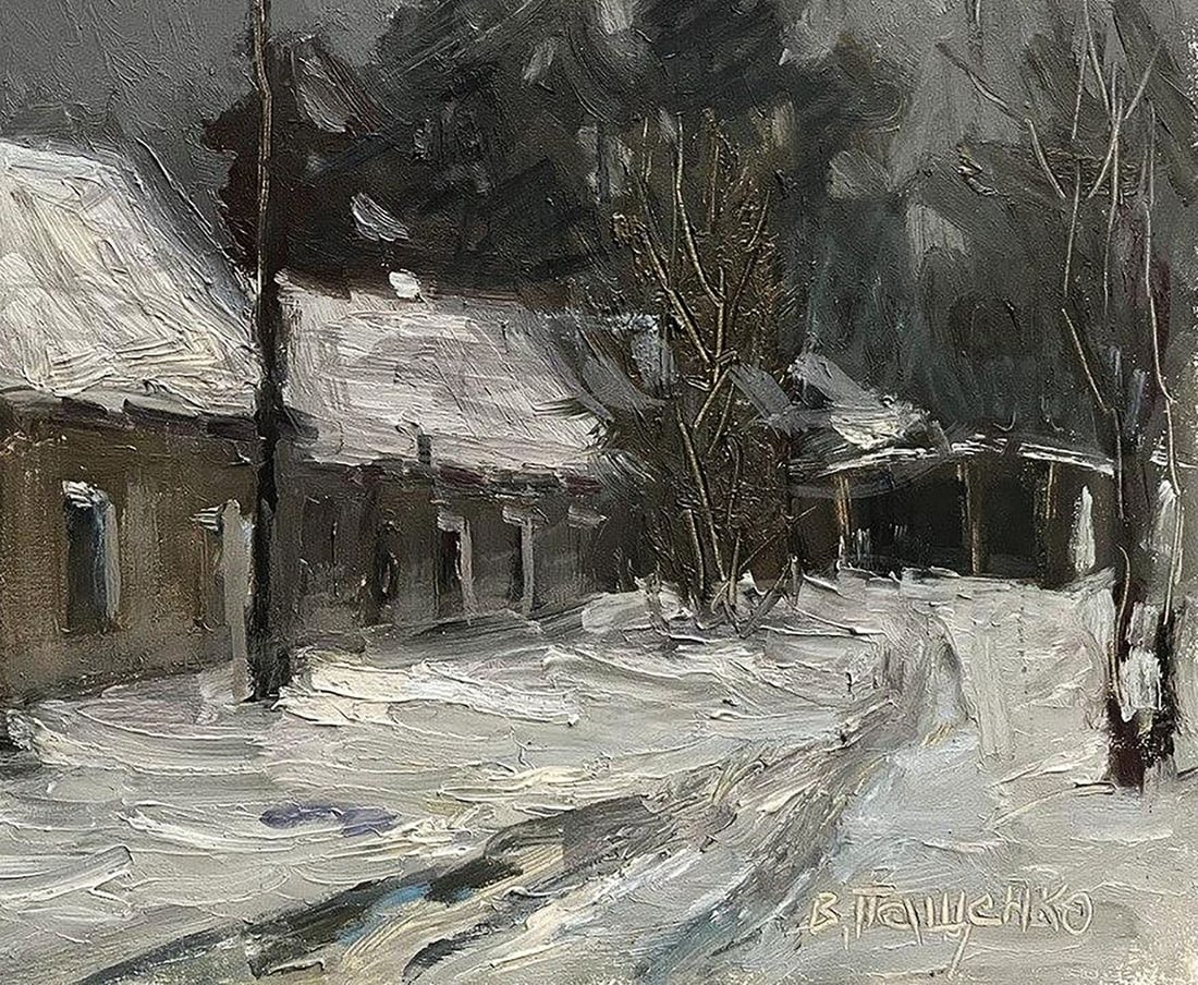 Oil painting White carpet Volodymyr Pashchenko - 7