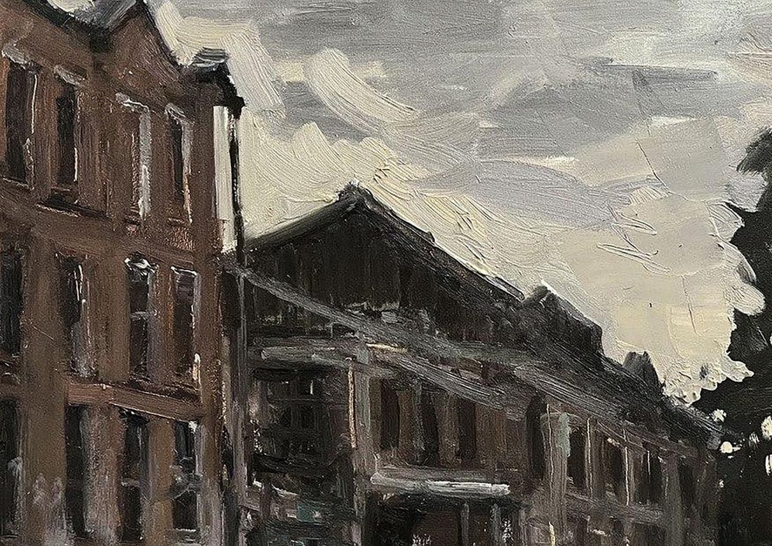 Oil painting Old town Volodymyr Pashchenko - 4