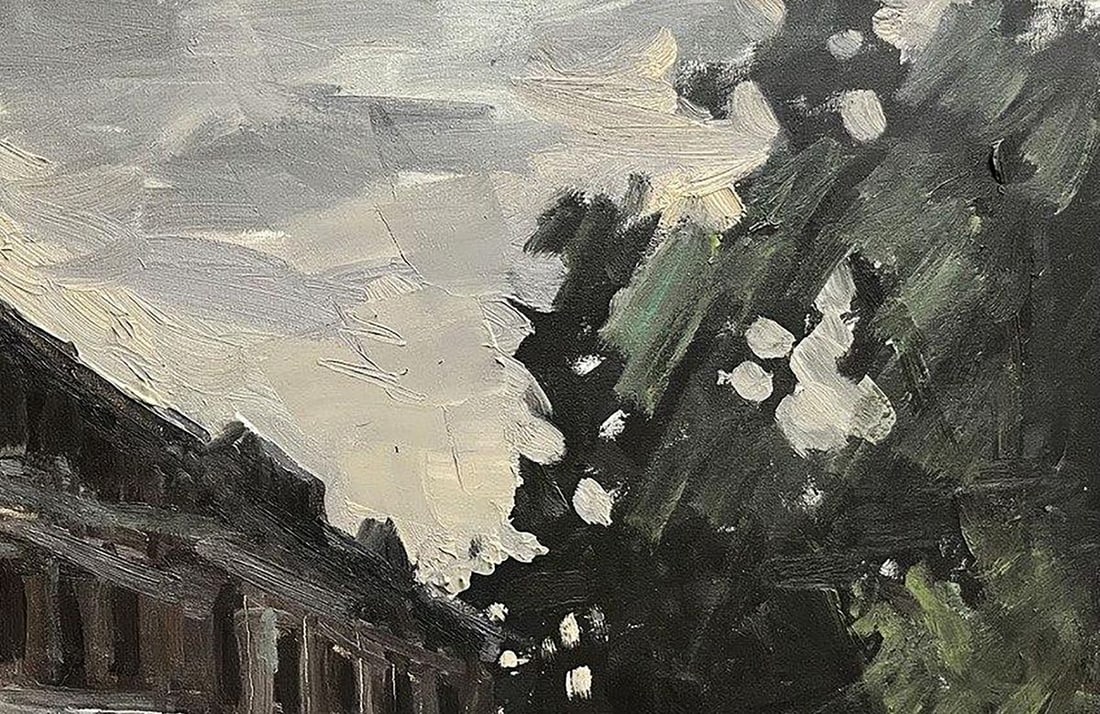 Oil painting Old town Volodymyr Pashchenko - 5
