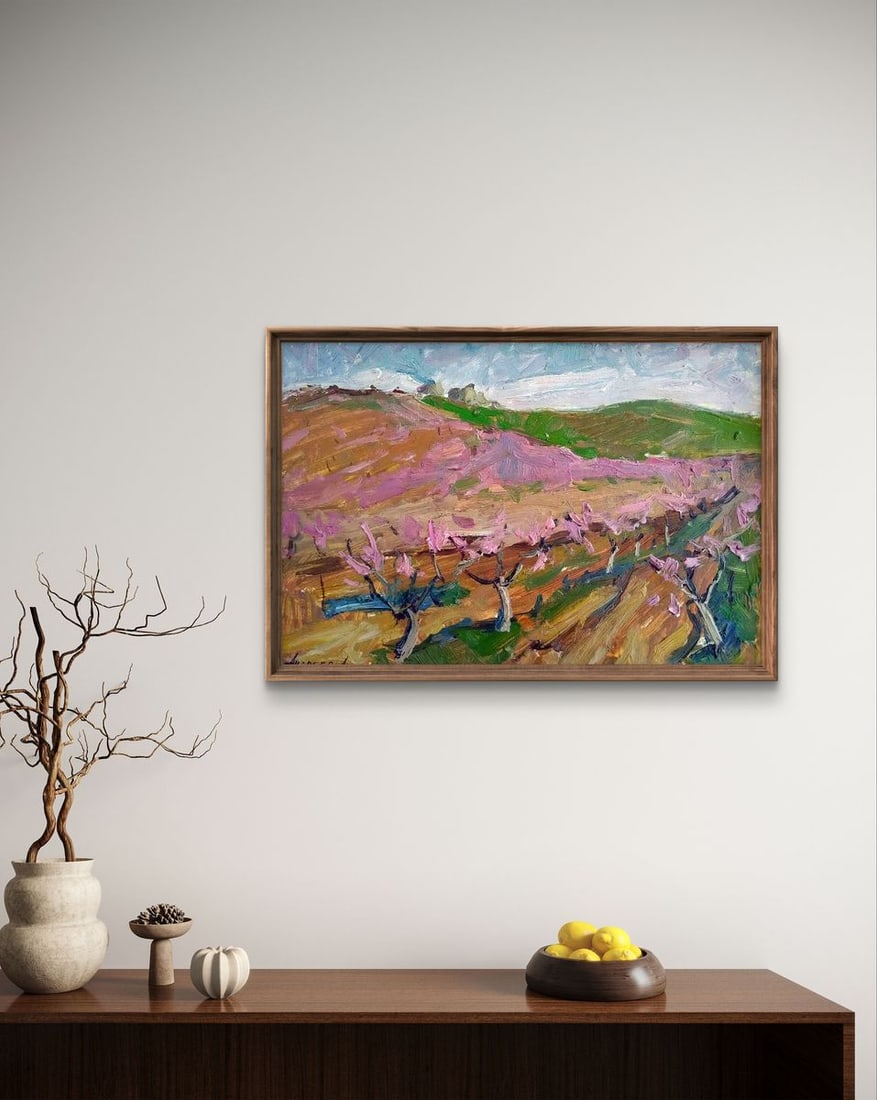 Oil painting Flowering garden Oleksandr Andreev - 3