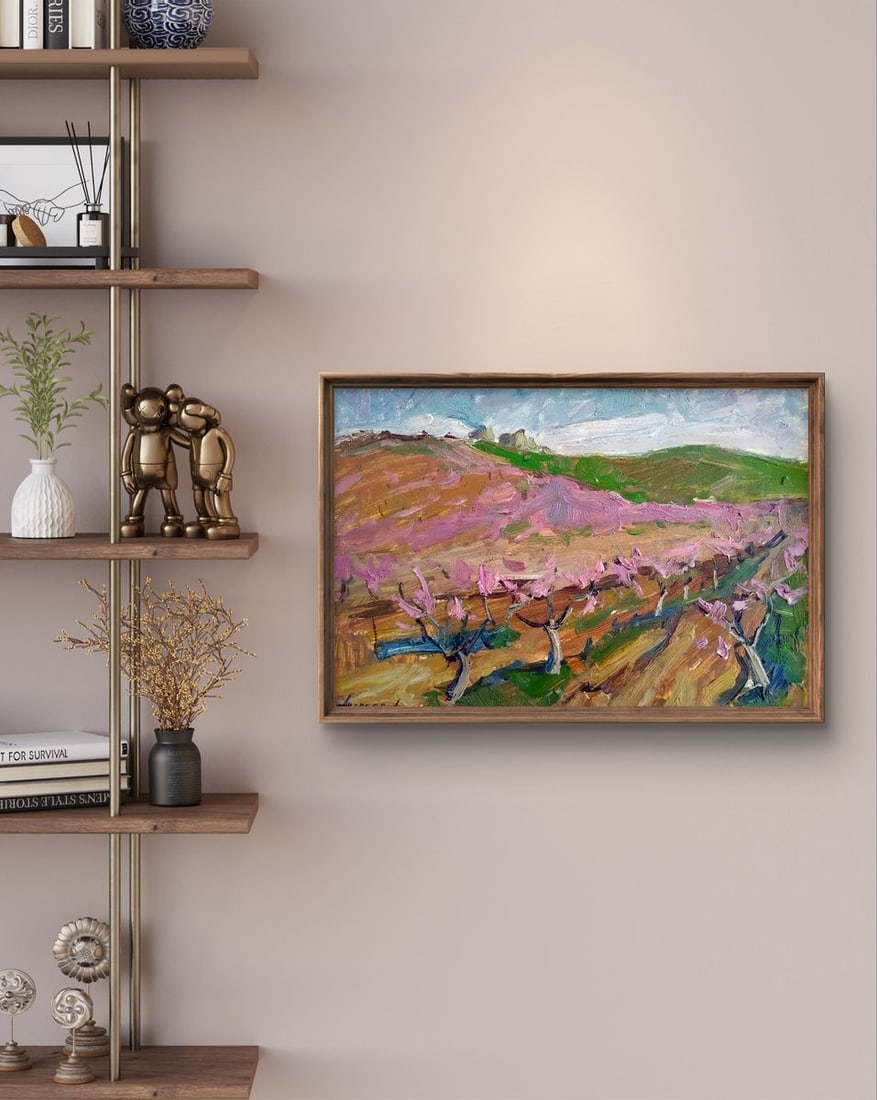 Oil painting Flowering garden Oleksandr Andreev - 4