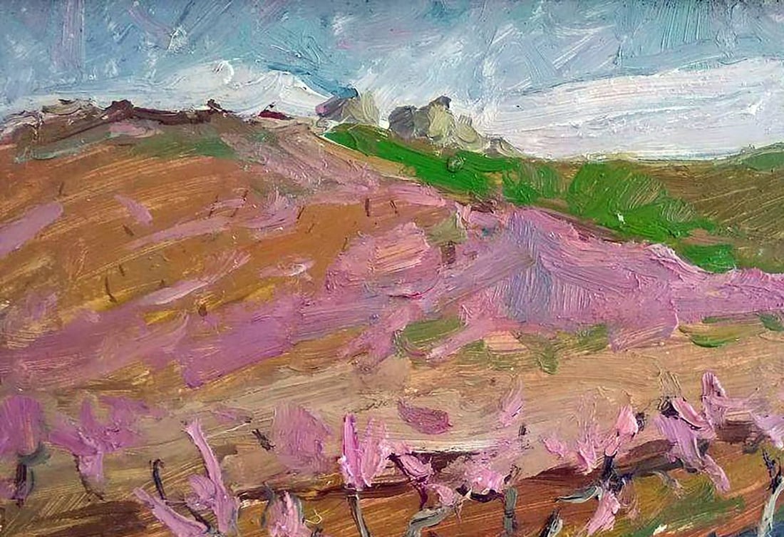 Oil painting Flowering garden Oleksandr Andreev - 5