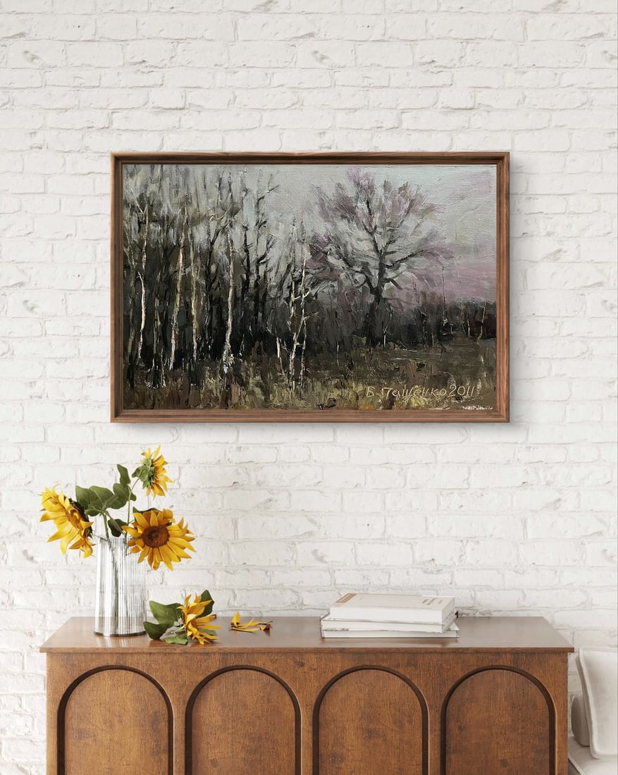 Oil painting Fallen forest Volodymyr Pashchenko - 2