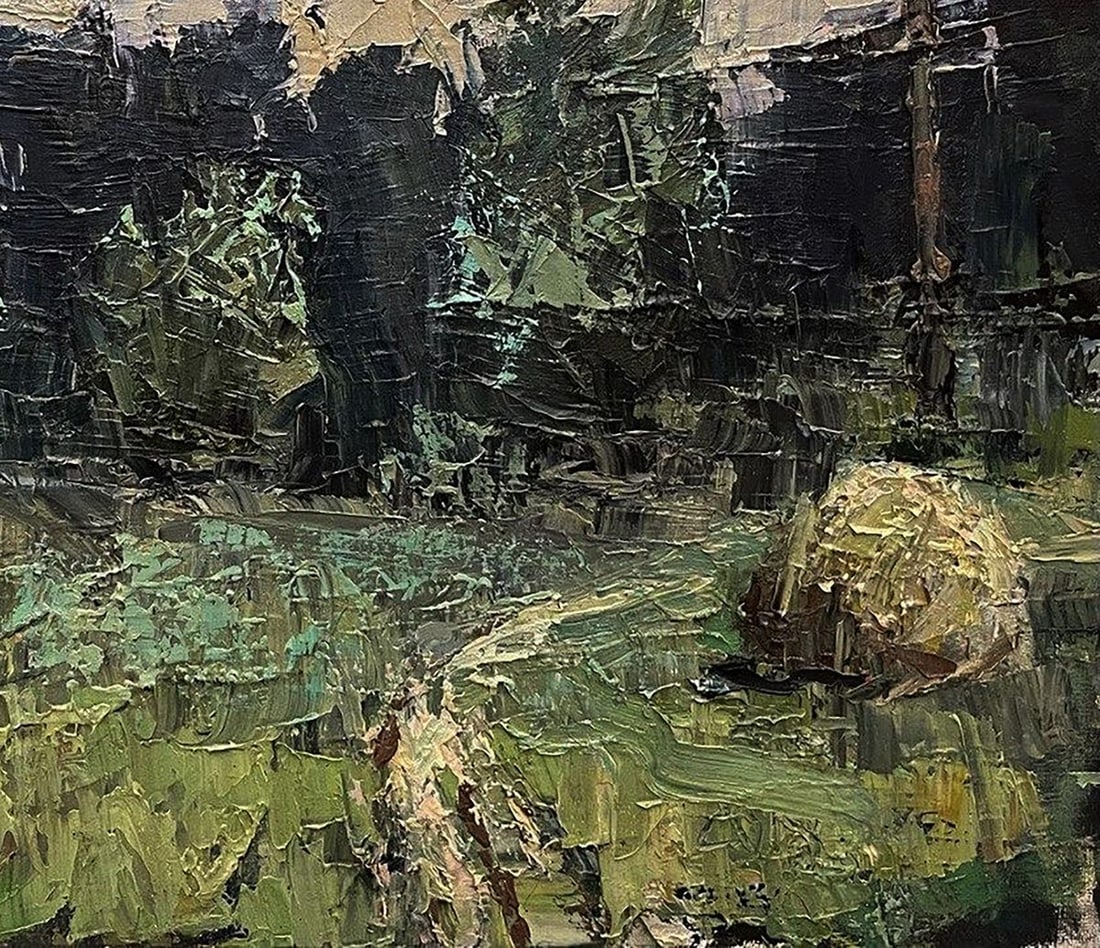 Oil painting May forest Volodymyr Pashchenko - 7
