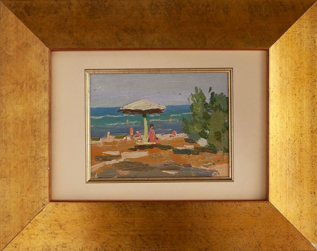 Oil painting Hot summer Yury Konovalov - 2