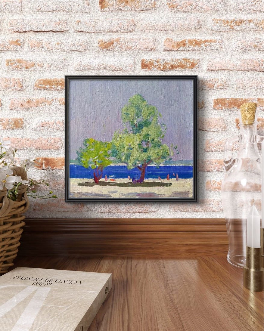 Oil painting Sea shore Yury Konovalov - 4