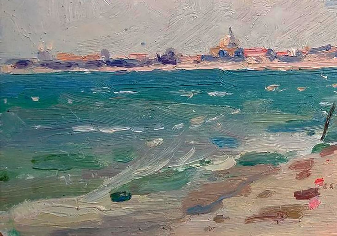 Oil painting Sea shores Yury Konovalov - 7